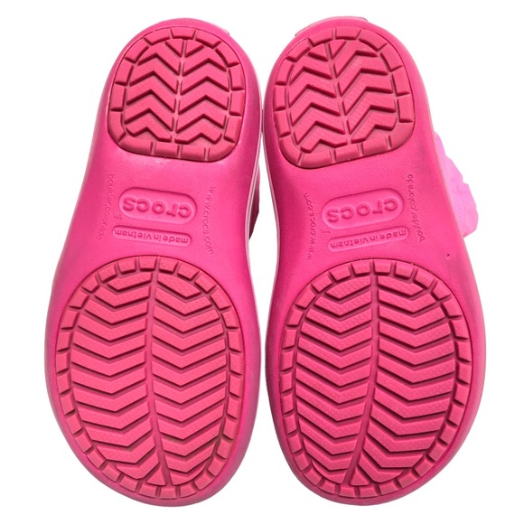Crocs Kids' Crocband LodgePoint Pull-On Boot Pink J3 - Picture 10 of 17